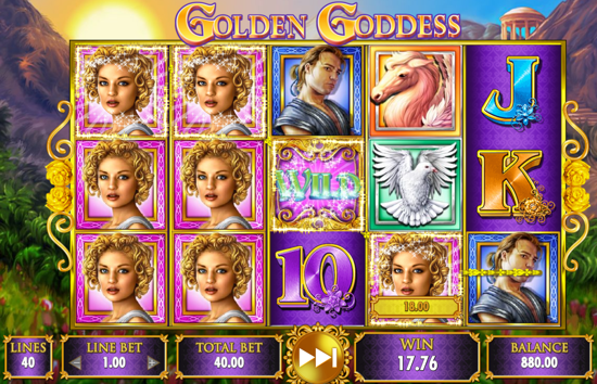 golden goddess mega jackpott